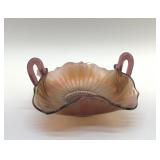 FENTON CARNIVAL STIPPLED RAYS BOB BON BOWL