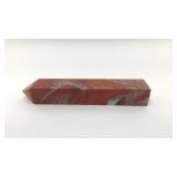 FRED JASPER, CRYSTAL TOWER WITH MINERAL BANDING