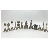 ASSORTED COLLECTION OF 12 HAND BELLS