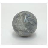 POLISHED BLUE MOSSY AGATE SPHERE