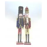 24" PAIR OF TALL NUTCRACKERS