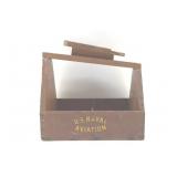 US NAVAL AVIATION SHOE SHINE BOX