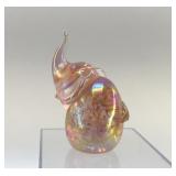 GILTCRAFT OPALESCENT ELEPHANT PAPERWEIGHT