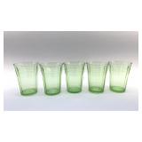 HAZEL ATLAS MODERNTONE 1930ï¿½s GLASSES 4"