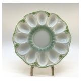1940S PRIZE IMPORT DEVILED EGG PLATE 9"