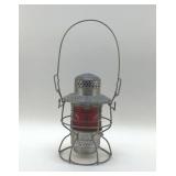 SOURY RED GLOBE RAILROAD LANTERN