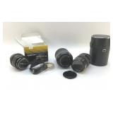CAMERA  LENSES, OLYMPUS, TAFFEN, TAMRON