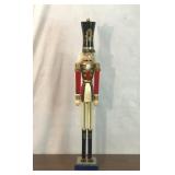 VTG TALL WOODEN NUTCRACKER SOLDIER