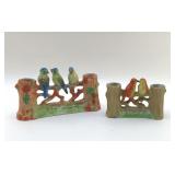 1940ï¿½s JAPAN BIRD VASES 8", 5ï¿½