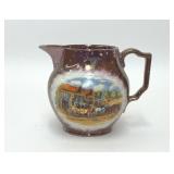 VTG GRAYS POTTERY DICKENS DAYS SMALL PITCHER