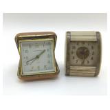 VTG TRAVEL ALARM CLOCKS PHINNEY WALKER, WESTCLOX