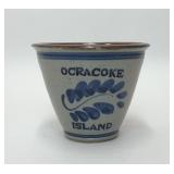 HARVEY SALT GLAZE STONEWARE BOWL OCRACOKE ISLAND