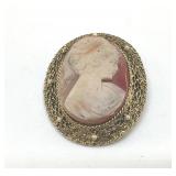 CAMEO BROOCH 2"