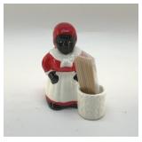 BLACK AMERICANA TOOTHPICK HOLDER