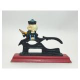 VTG CAST IRON LEVER STYLE SOLDIER NUTCRACKER