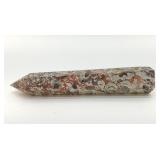 LEOPARDSKIN JASPER QUARTZ OBELISK