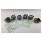 BRADFORD EXCHANGE  WOLF ORNAMENTS