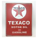 TEXACO MOTOR OIL GASOLINE METAL SIGN