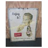 VINTAGE FALSTAFF BEER METAL SIGN