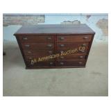 ANTIQUE WALNUT COUNTER WITH DRAWERS