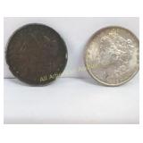 1881 O & 1883 O MORGAN SILVER DOLLARS