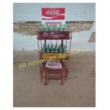 VINTAGE COCA COLA BOTTLE CART DISPLAY RACK