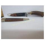 RARE REHWAPPEN ORIGINAL LINDER-MESSER STAG KNIFE
