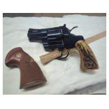 COLT PYTHON 357 MAG REVOLVER WITH STAG HANDLES