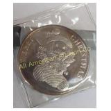 1998 MERRY CHRISTMAS 1 TROY OZ .999 SILVER