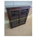 VINTAGE 2 DOOR BOOKCASE PINE