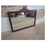 ANTIQUE MAHOGANY MIRROR