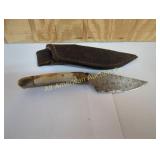 CUSTOM SKINNING KNIFE WITH SHEATH