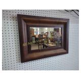 ANTIQUE MAHOGANY MIRROR