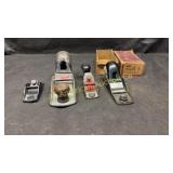 Four vintage wood planes, various