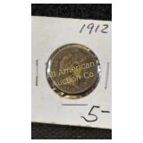 1912 D Barber head dime