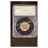 1937 D BUffalo nickel, PCGS graded MS65