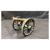 Mini Field Cannon Co cast iron and brass cannon
