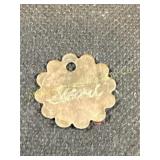 Antique Ford key chain fob, brass