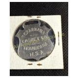 Texarkana Texas Casket Co. watch fob