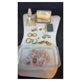 Mixed lot of costume jewelry, Monet, Napier, etc.