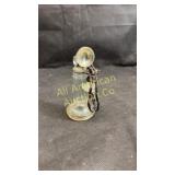 Vintage glass telephone candy container