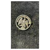 1889 Republica Mexicana 10 centavo cut out coin