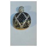 Sterling silver pave