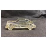 Vintage glass automobile candy container