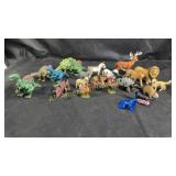Mixed lot of Schliech plastic animals & unbranded