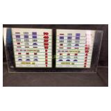 Vintage slot machine back glass, 20.25" x 9.5"