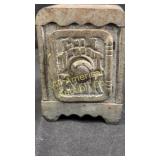 Antique cast iron "Safe" coin bank, combo not work