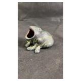 Vintage "Froggie" cast metal cigar holder