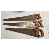 Three old saws, various