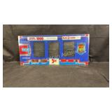 Vintage slot machine back glass, 19.25" x 8.25"